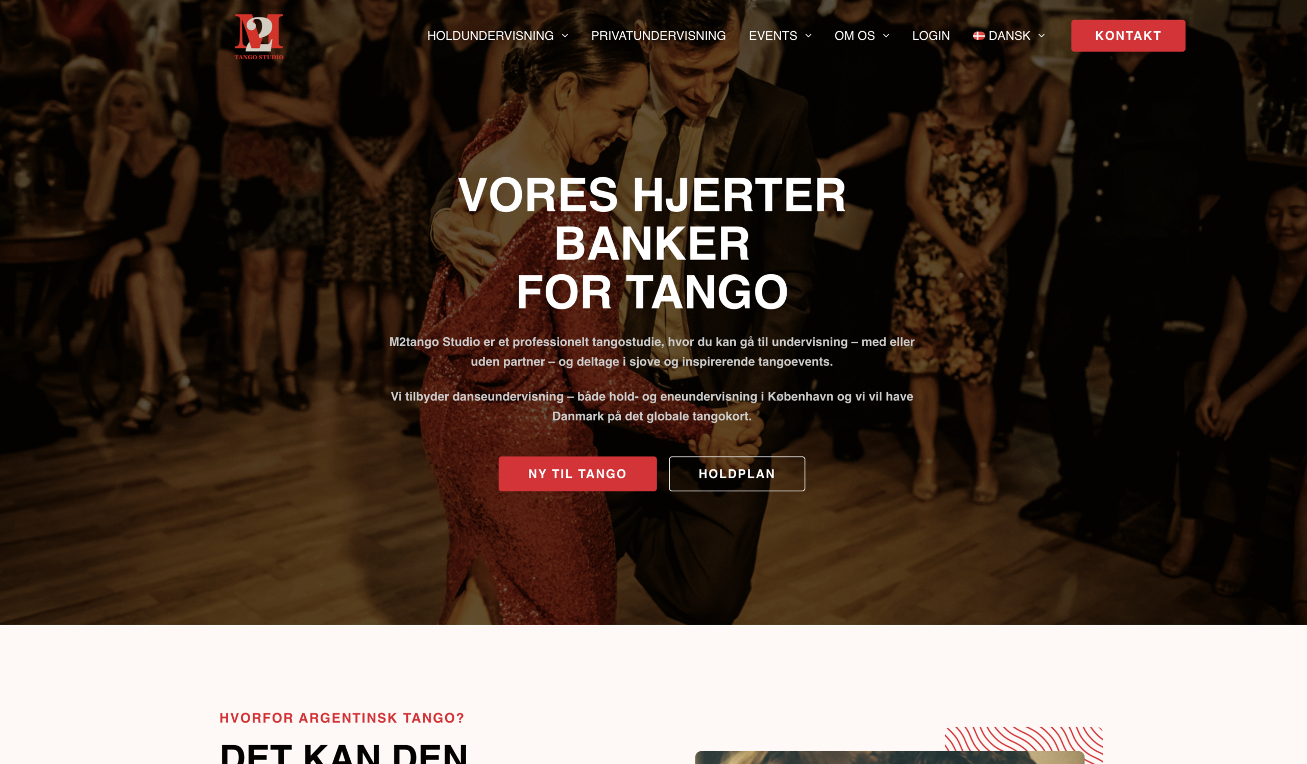 M2tango.dk — Website