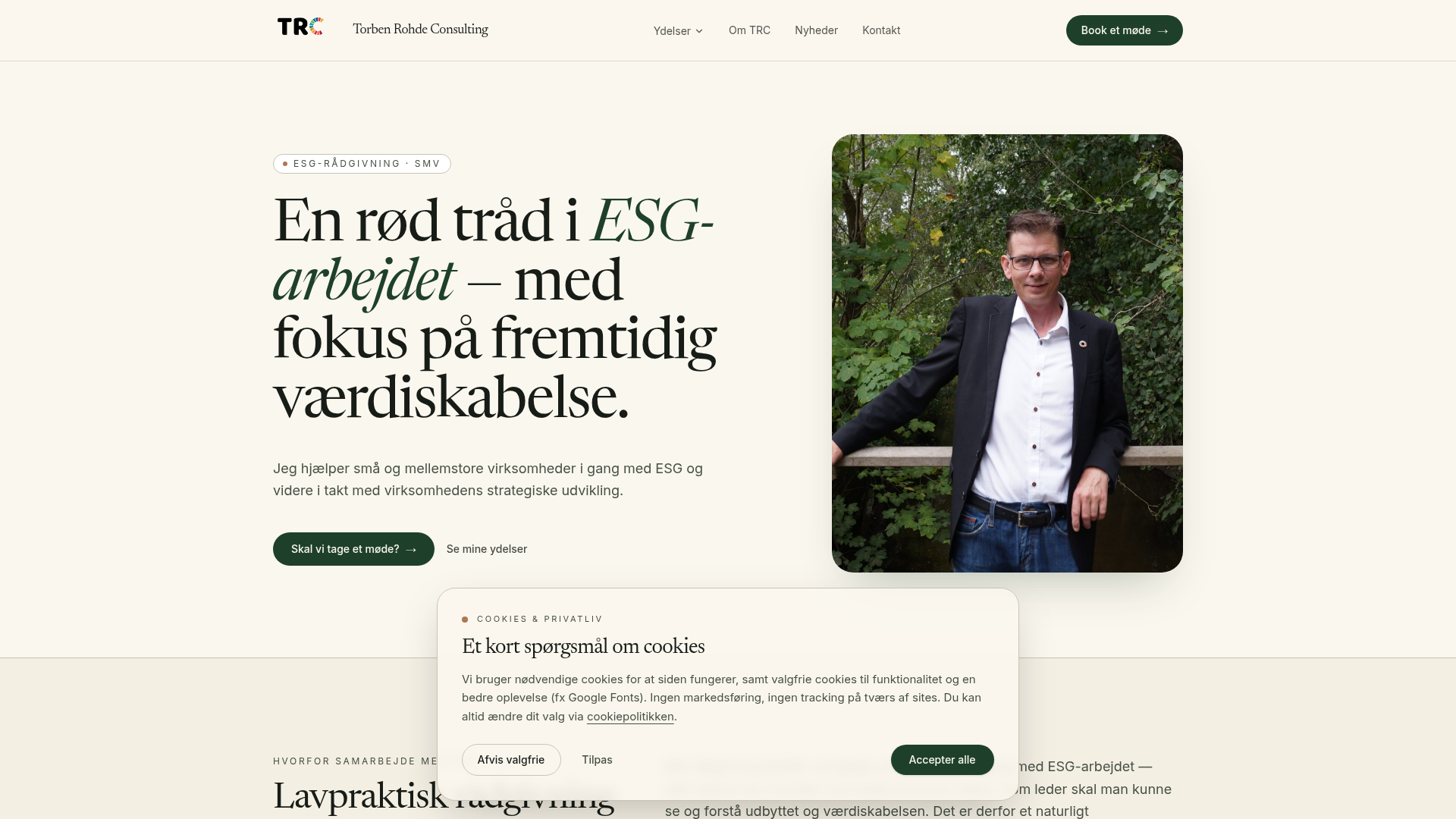 Torbenrohdeconsulting.dk — Website
