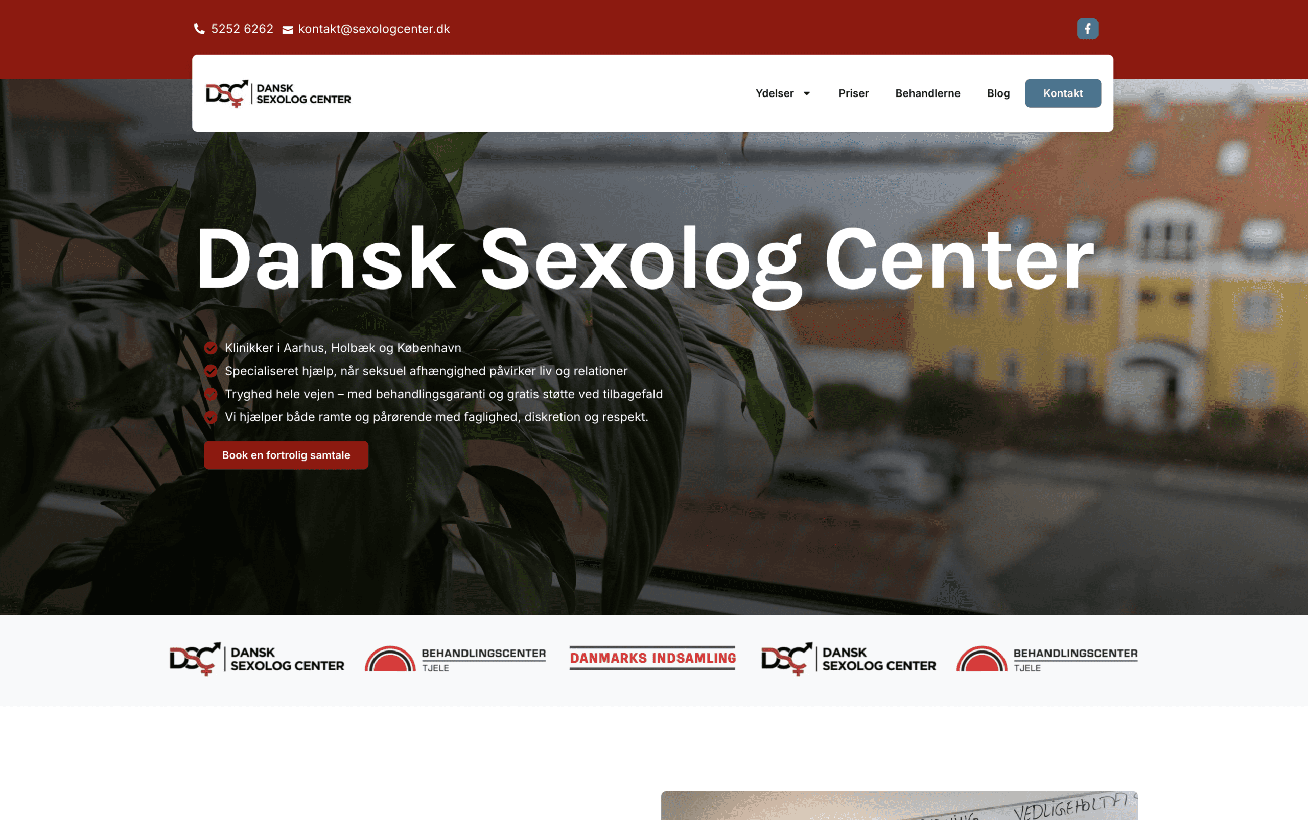 Sexologcenter.dk — Website