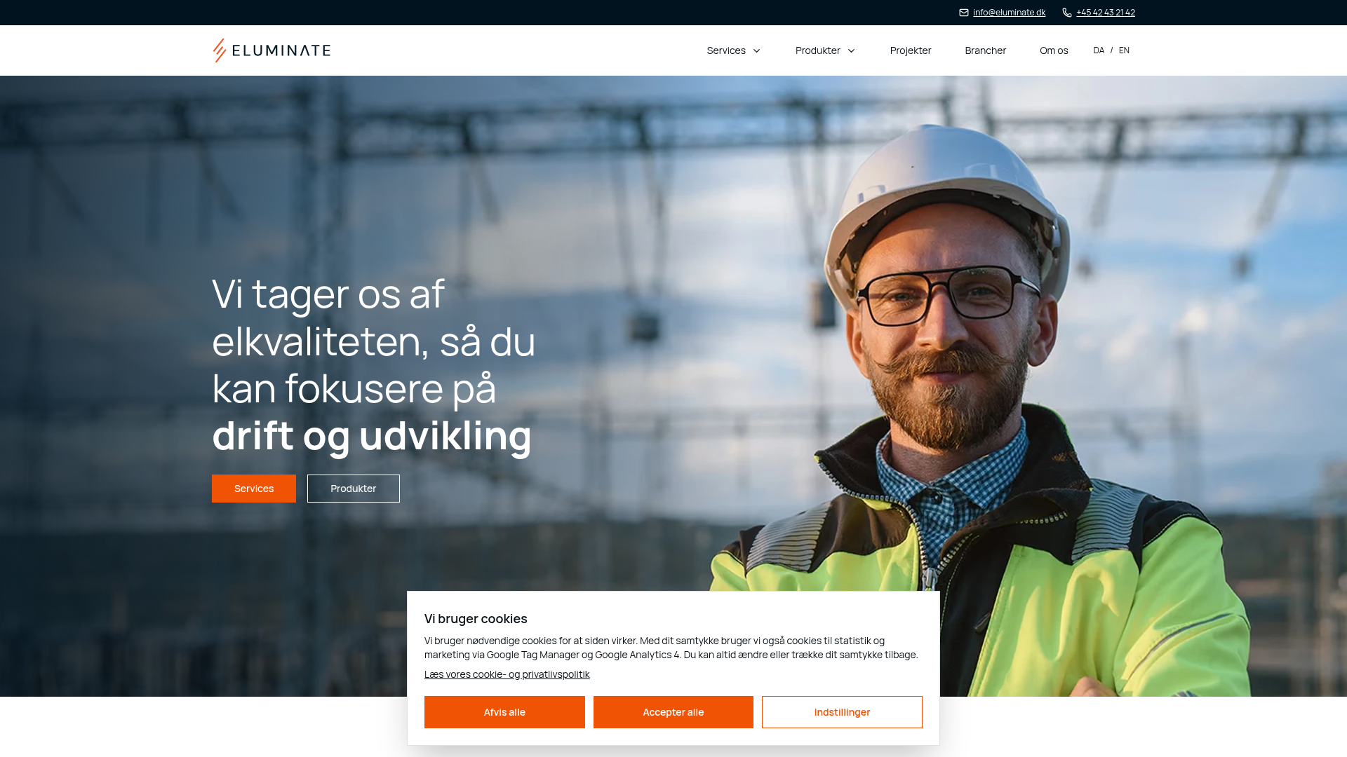 Eluminate.dk — Website