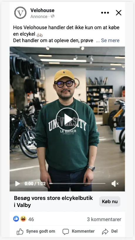 Meta-annonce for Velohouse